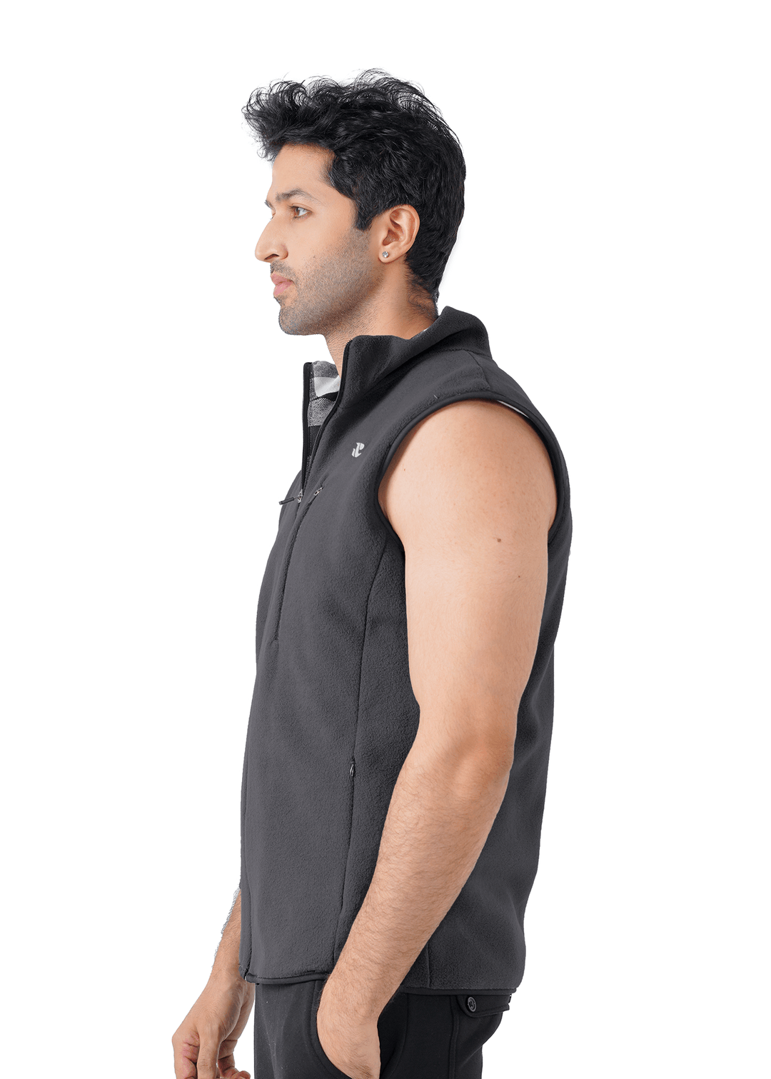 Comfy Polar Vest - Charcoal