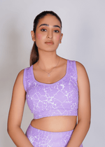 Pro-Fit Sublimated Sports Bra - Voilet