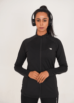 Ladies Compression Zipper - Black