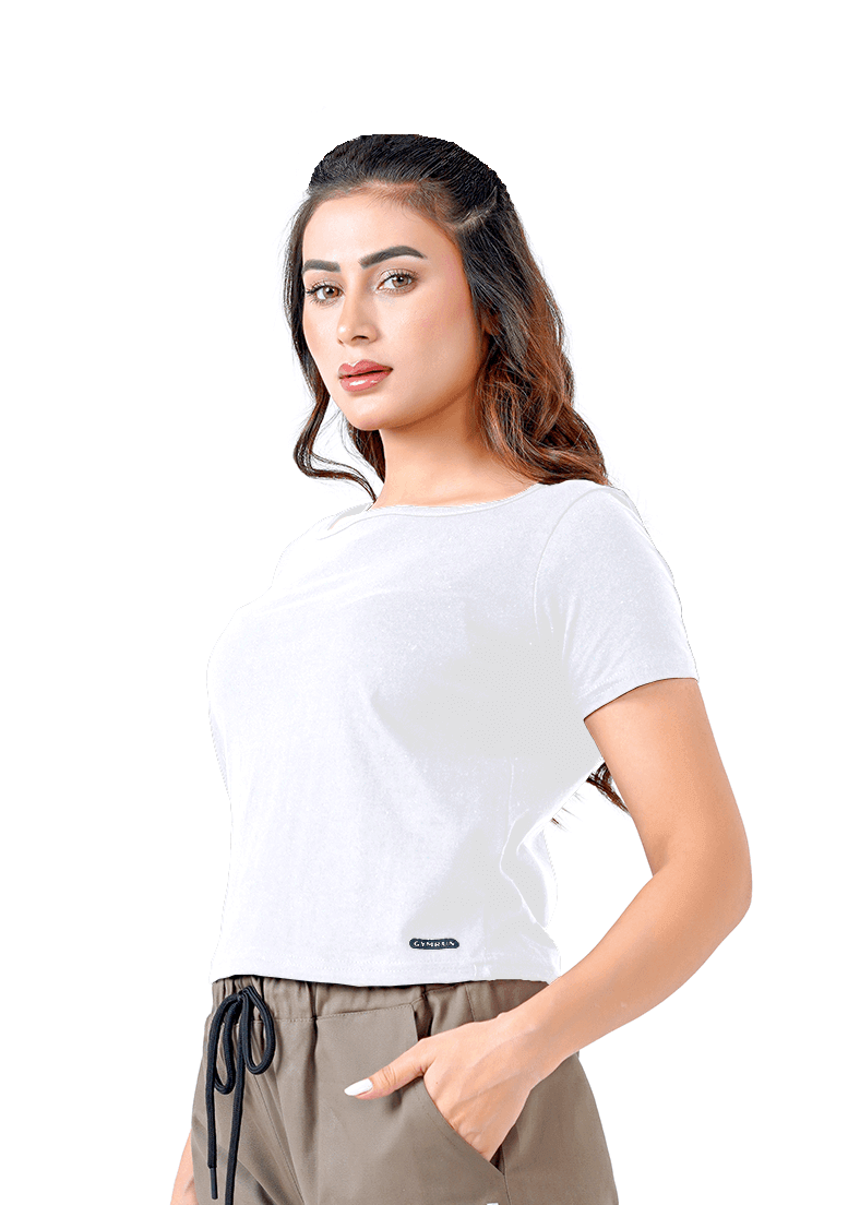 Open Aura Top - White