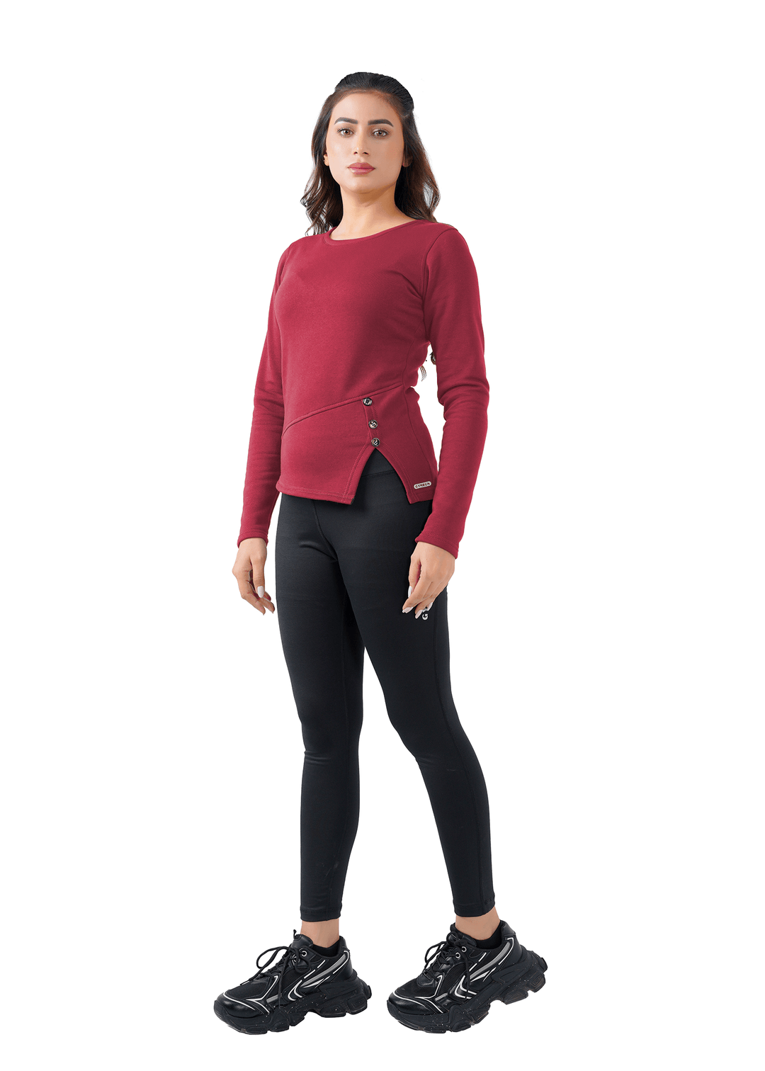 Warm Whisper Shirt - Maroon