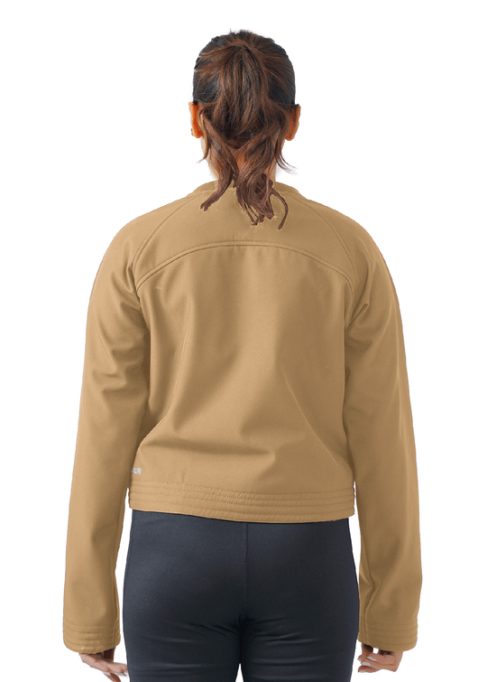 Frost Nest Cropped Jacket - Brown