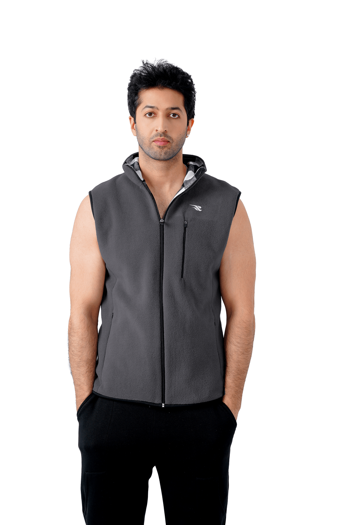 Comfy Polar Vest - Charcoal