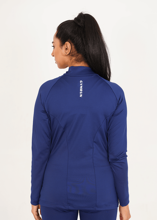 Ladies Compression Zipper - Navy