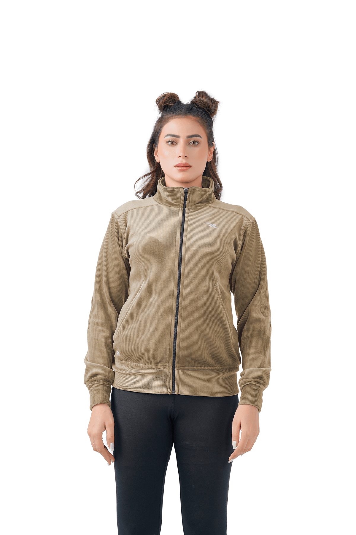 Velvet Ridge Cord Jacket - Beige