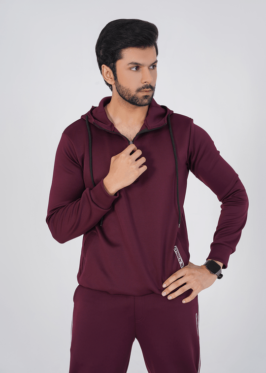 Trainer Track Suit - Maroon