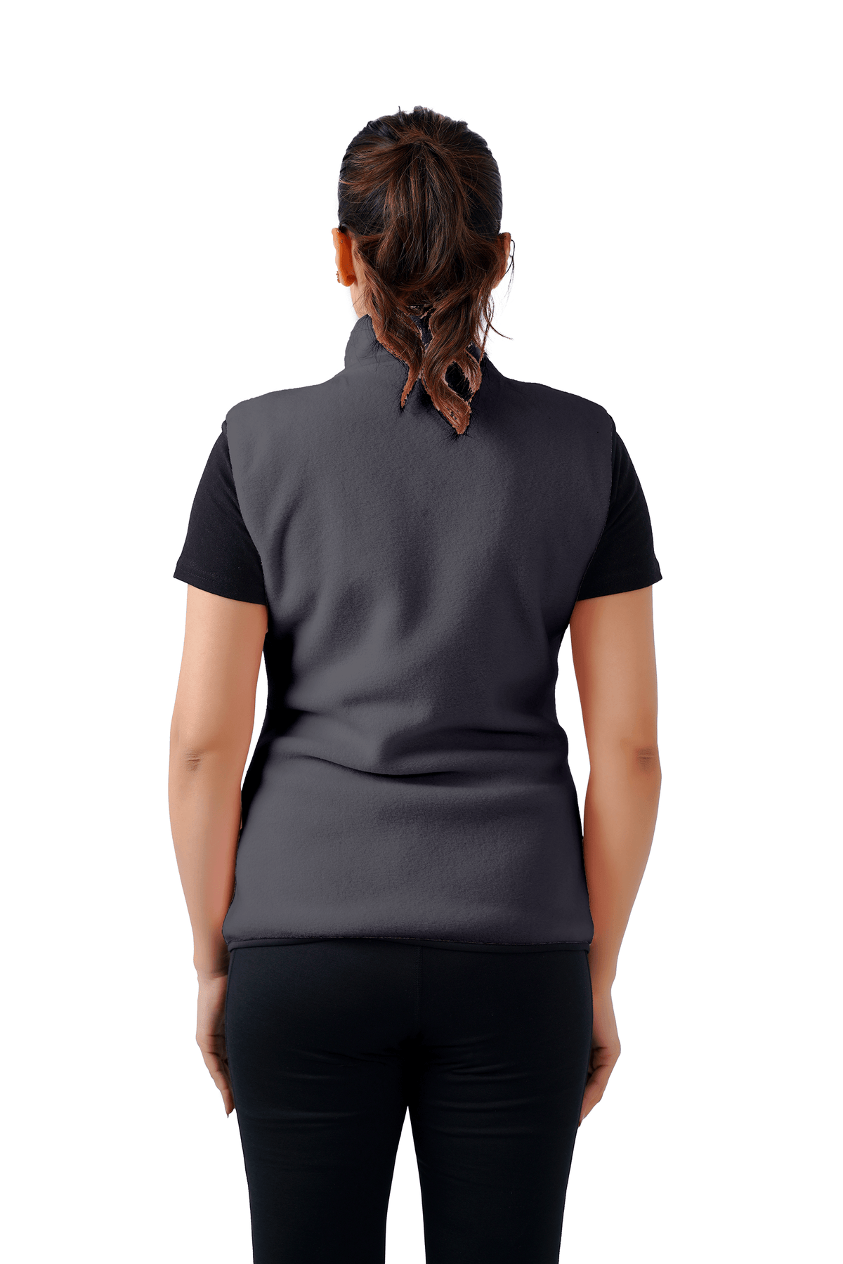 Chill Wave Polar Vest - Charcoal