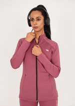 Ladies Compression Zipper - Tea Pink
