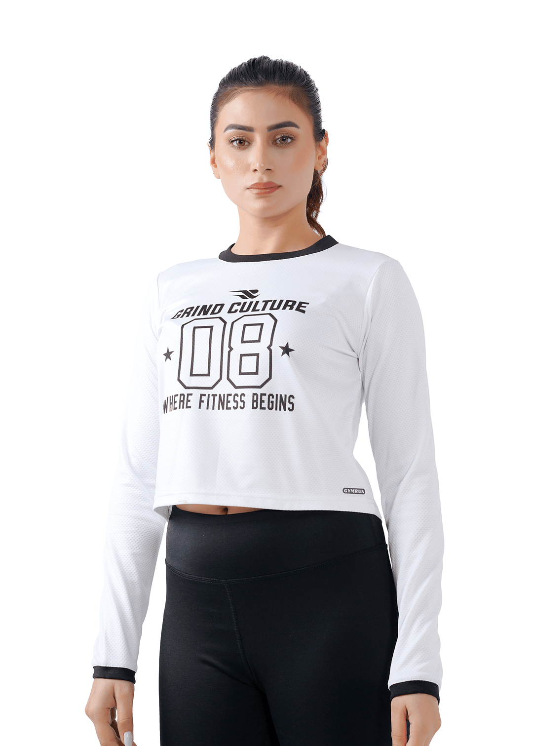 Warm Vibes Full Sleeves Top - White