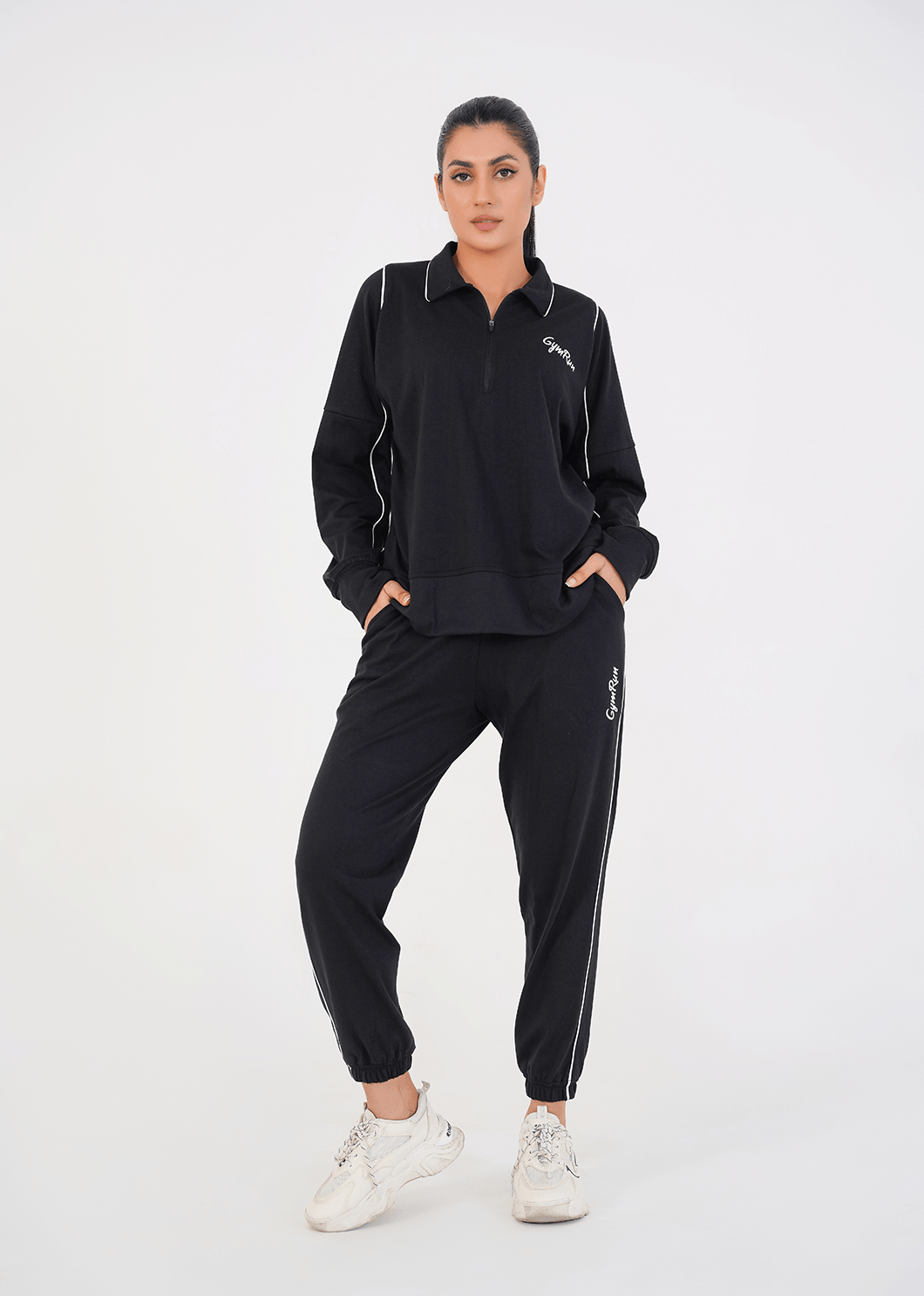 Ease Flex Track Suit - Black