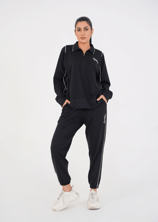 Ease Flex Track Suit - Black