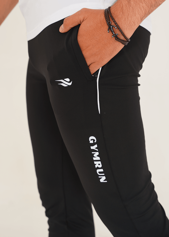 Pro-Fit Men's Performance Trousers - Black White