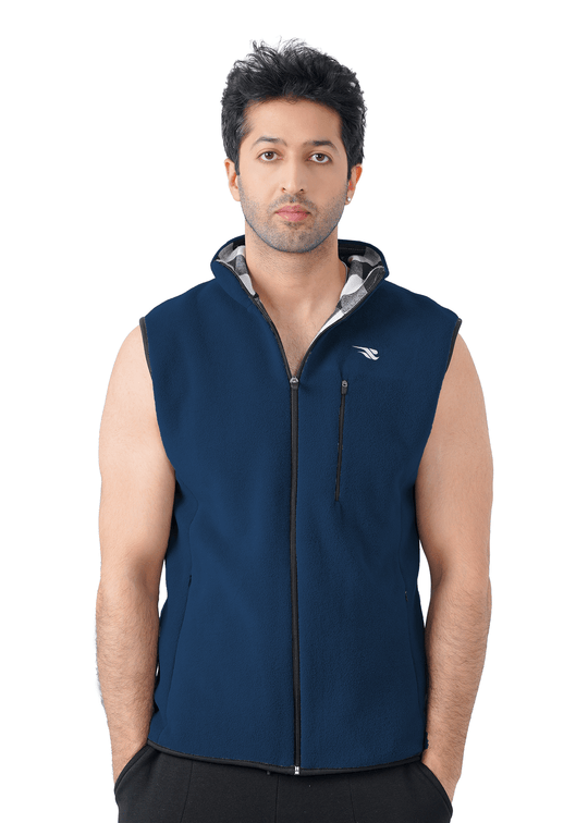 Comfy Polar Vest - Navy