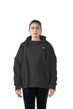 Fusion Oversized Hoodie - Black