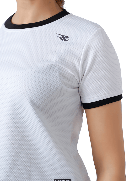 Warm Vibes Crop - White