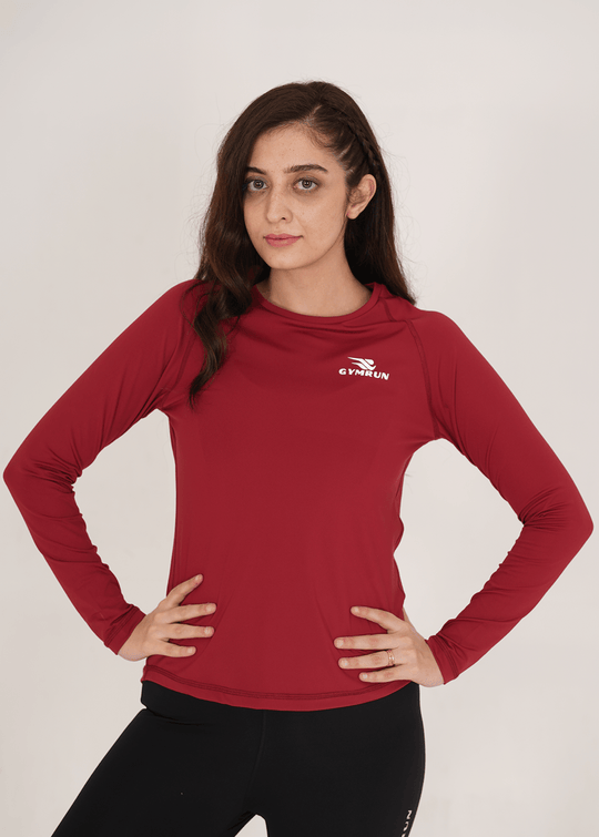 High-Tech Long Sleeve - Maroon