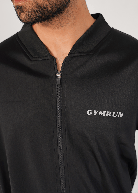 Motion Tricot Track Suit - Black