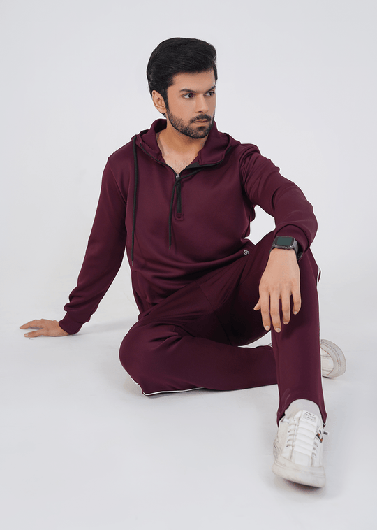 Trainer Track Suit - Maroon