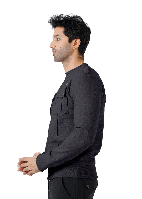 Soft Nest Fleece Shirt - Charcoal