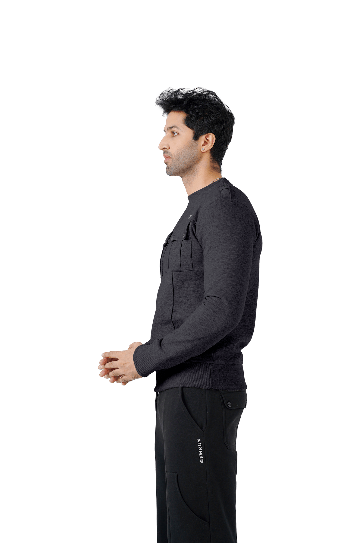 Soft Nest Fleece Shirt - Charcoal