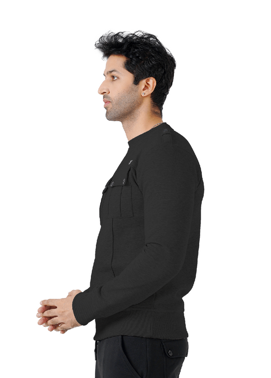 Soft Nest Fleece Shirt - Black