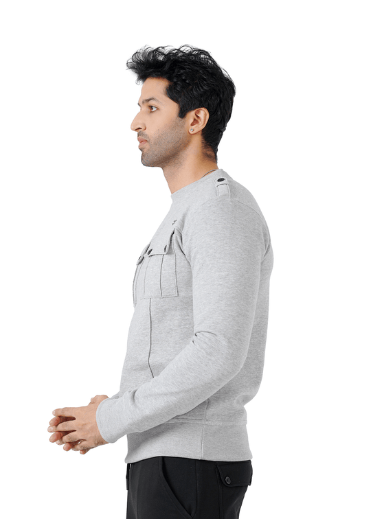 Soft Nest Fleece Shirt - Heather Grey