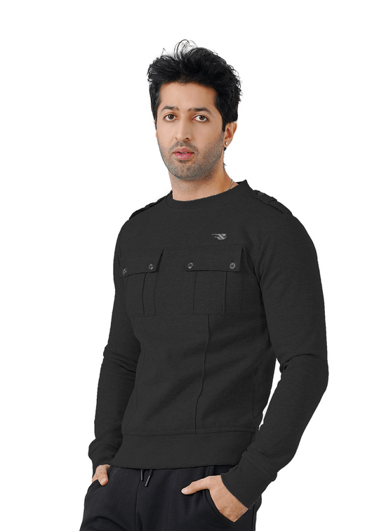 Soft Nest Fleece Shirt - Black