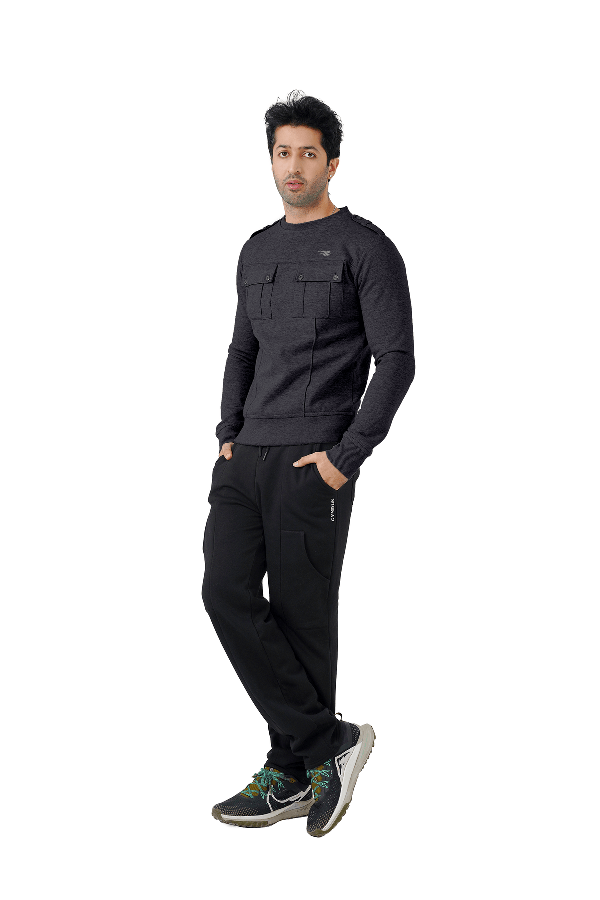 Soft Nest Fleece Shirt - Charcoal