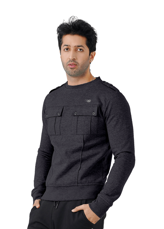 Soft Nest Fleece Shirt - Charcoal