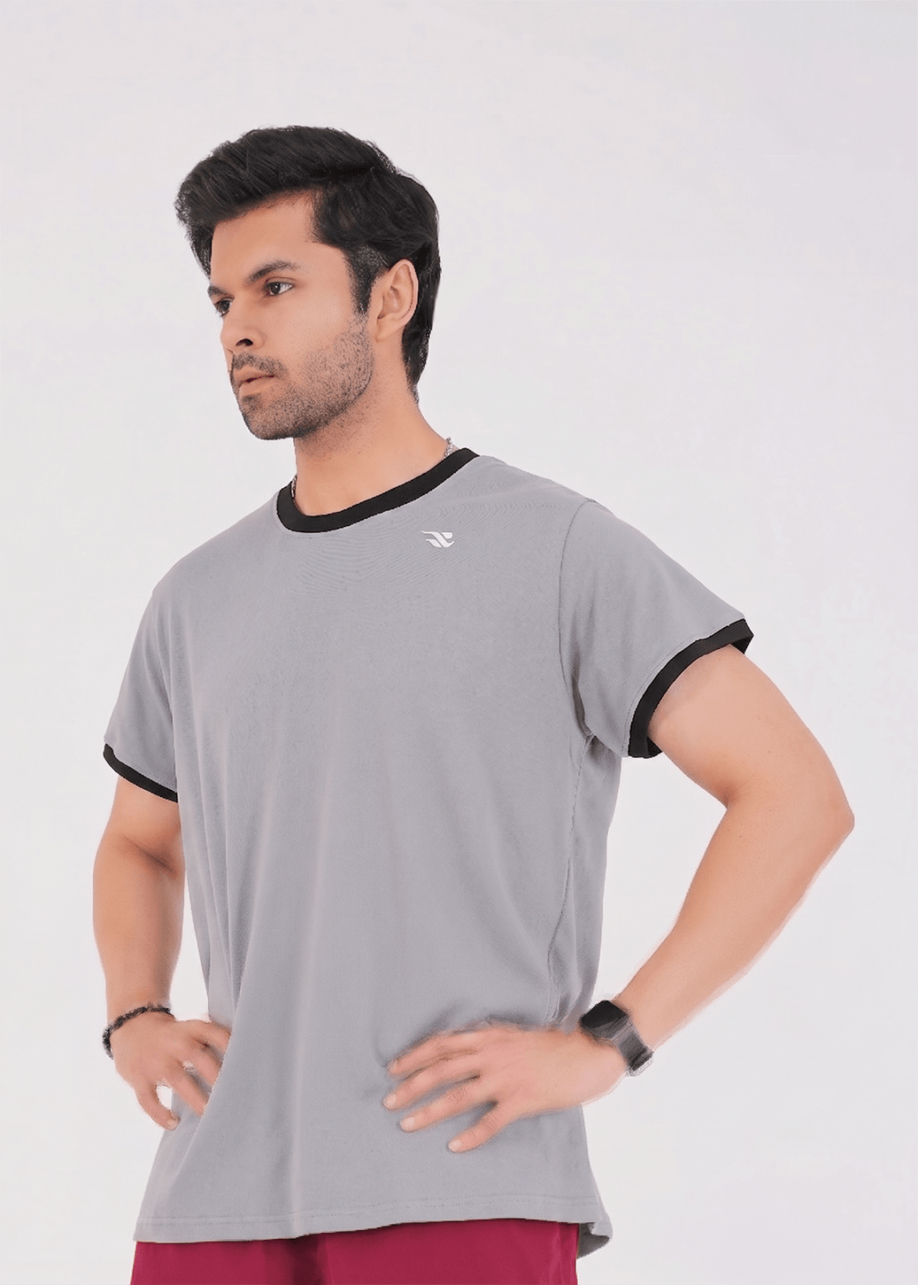 Oversized Edge Tee - Grey