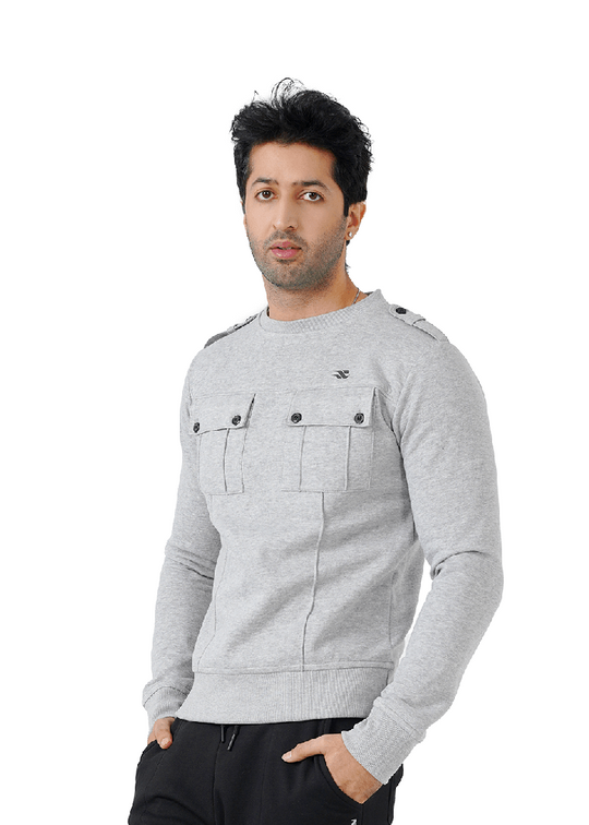 Soft Nest Fleece Shirt - Heather Grey