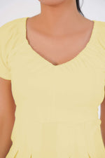 Blooming Top - Yellow