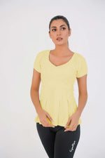 Blooming Top - Yellow
