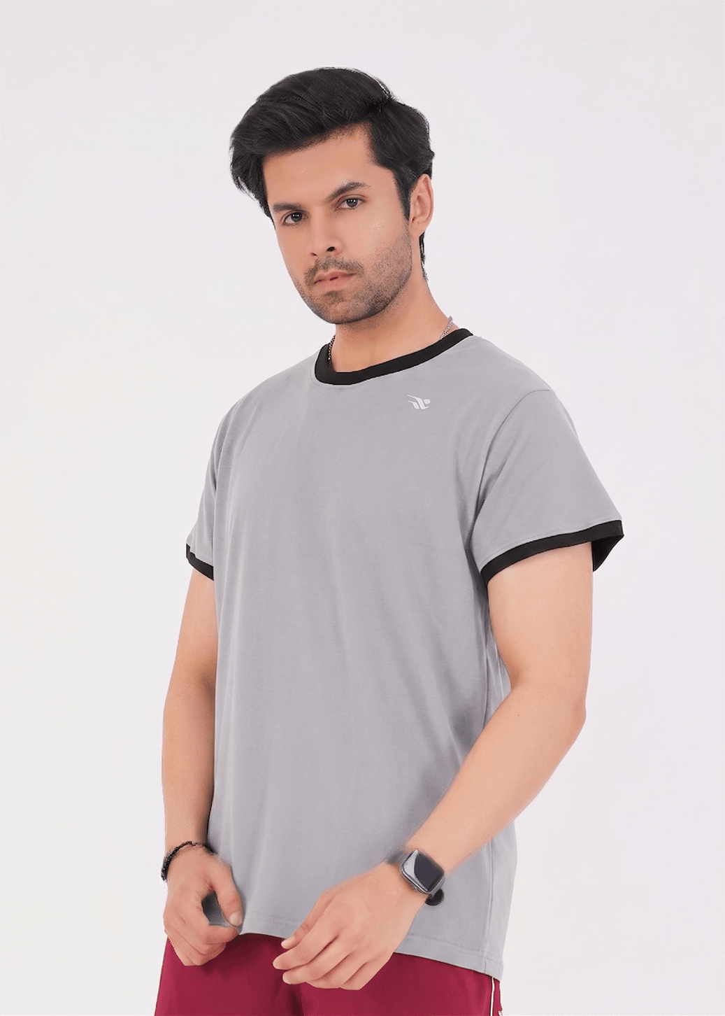 Oversized Edge Tee - Grey
