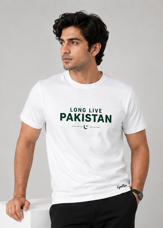 Men Long Live Pakistan Tee