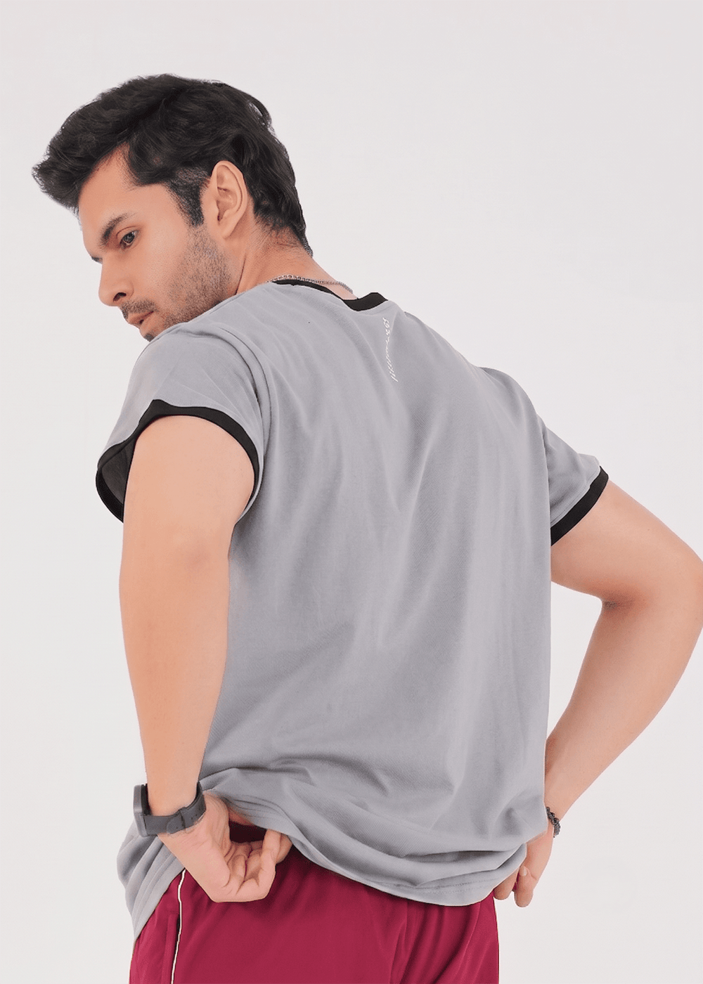 Oversized Edge Tee - Grey