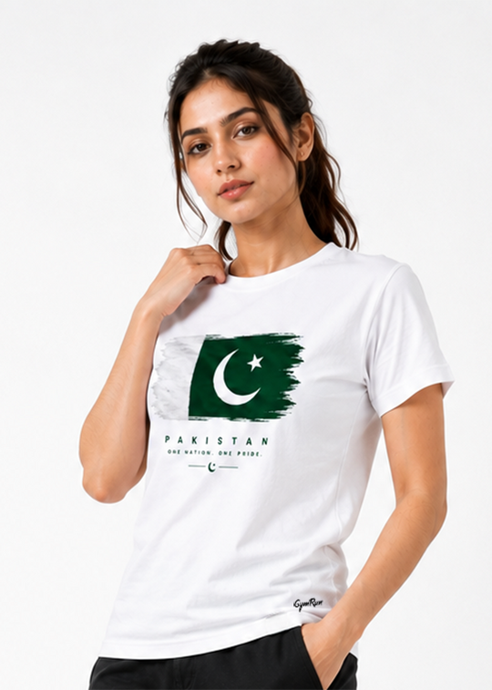 Women Pakistan Pride Tee