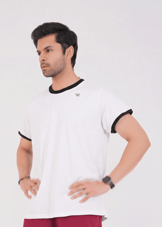 Oversized Edge Tee - White
