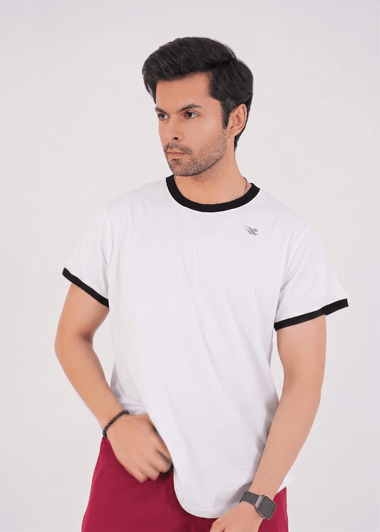 Oversized Edge Tee - White