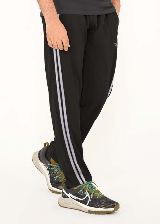 Men Velocity Stripe Trouser - Black/Grey