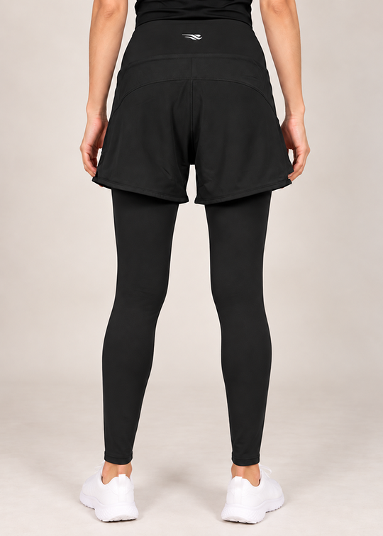 Stride Short Tights - Black Gymrun