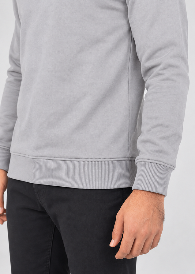 Notch Neck - Heather Grey Gymrun