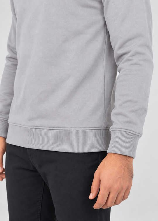 Notch Neck - Heather Grey Gymrun