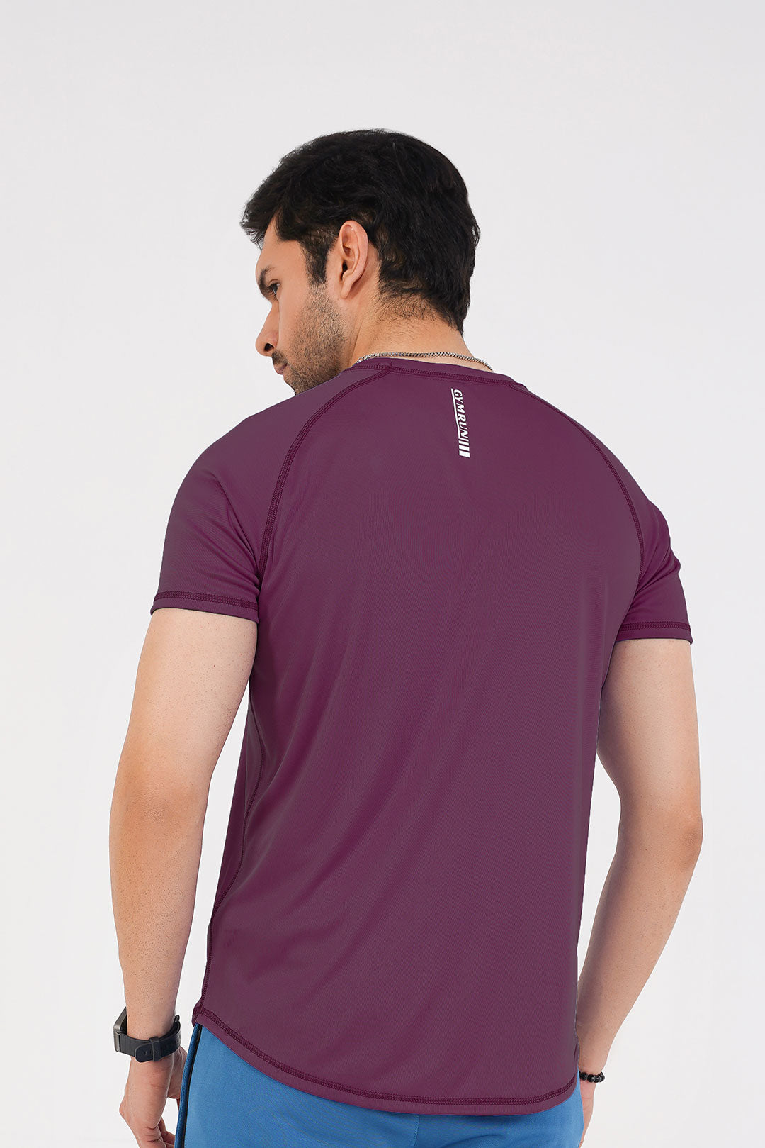 Men's Basic Performance T-Shirt - Deep Plum