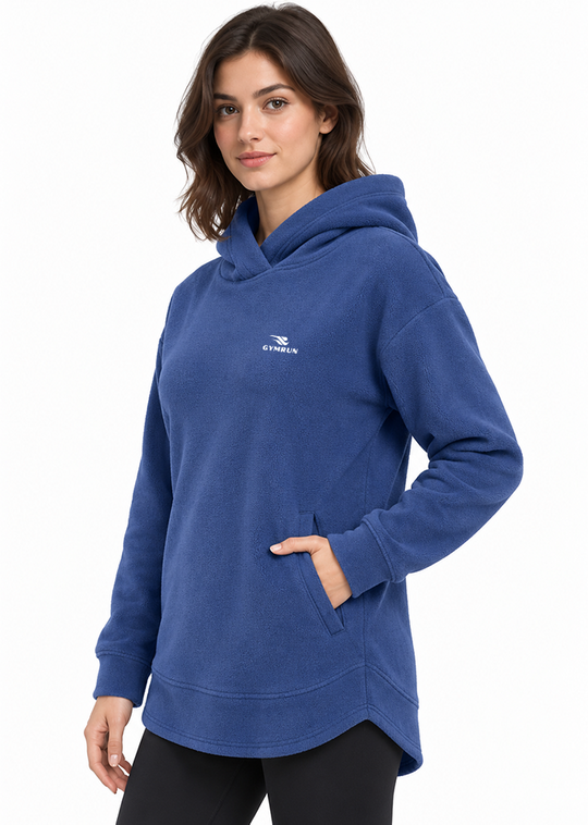 Cozy Curve Hoodie - Navy Gymrun
