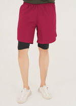 Prime Dual Short - Maroon