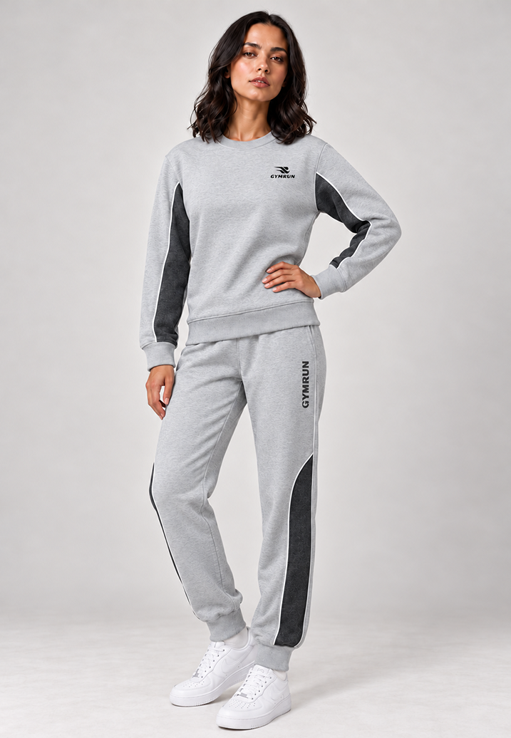Stride Edge Set - Heather Grey/Charcoal Gymrun