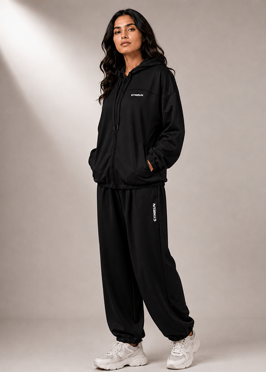 Zero Fit Tracksuit - Black