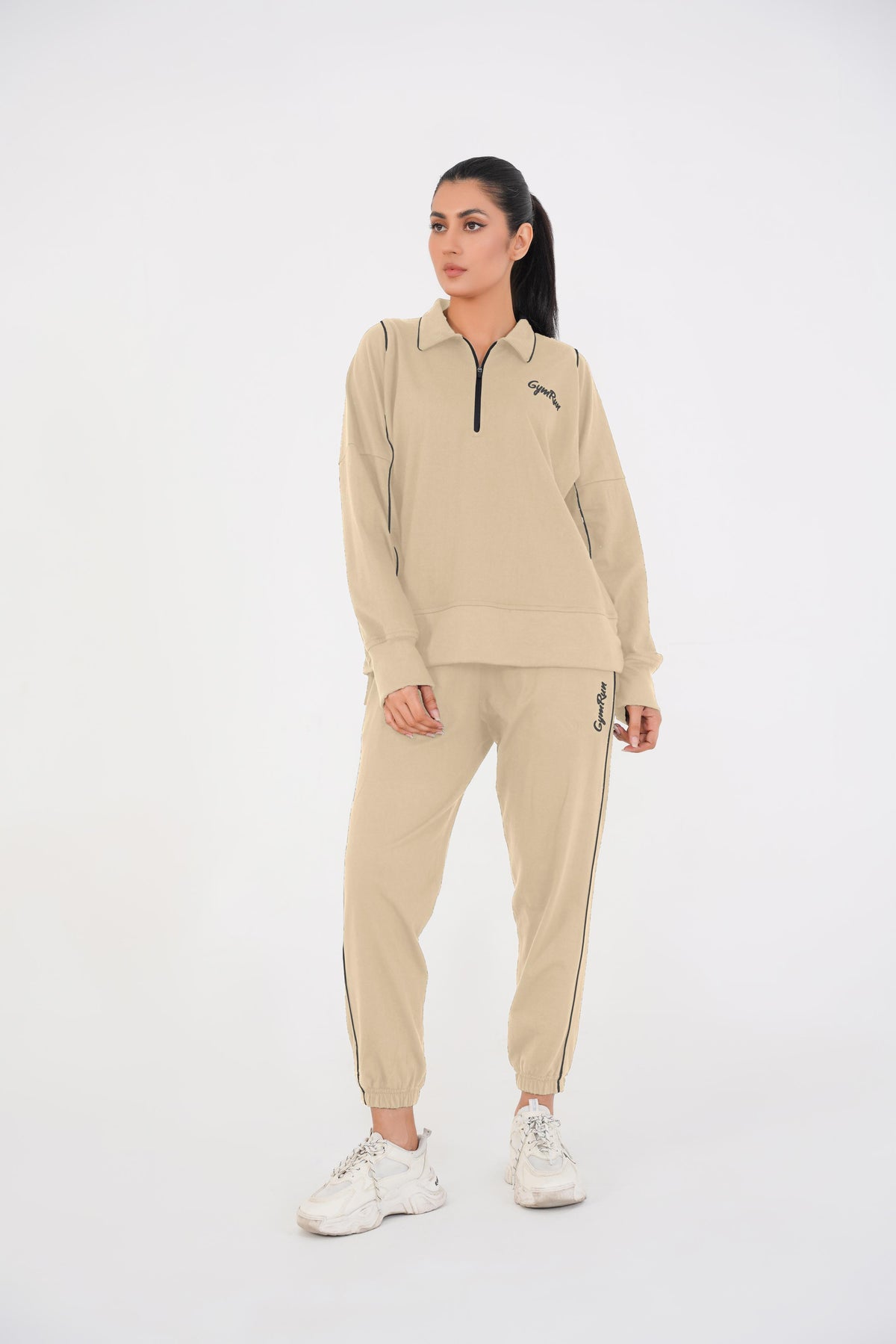 Ease Flex Track Suit - Beige