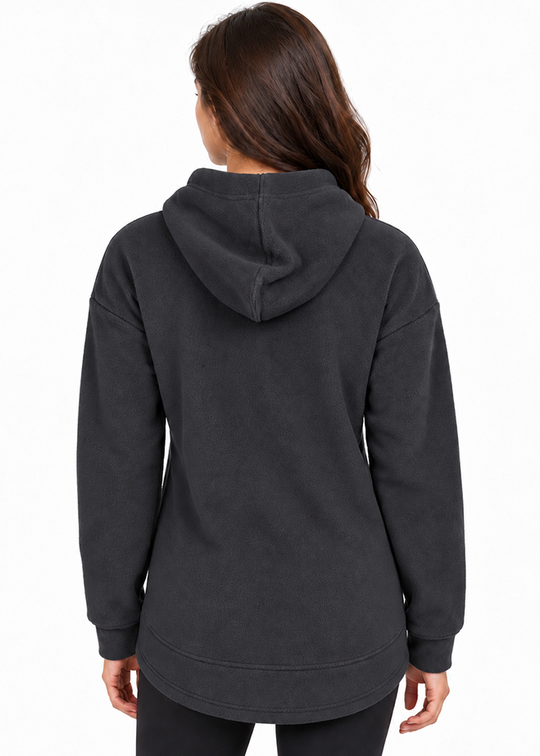 Cozy Curve Hoodie - Black Gymrun